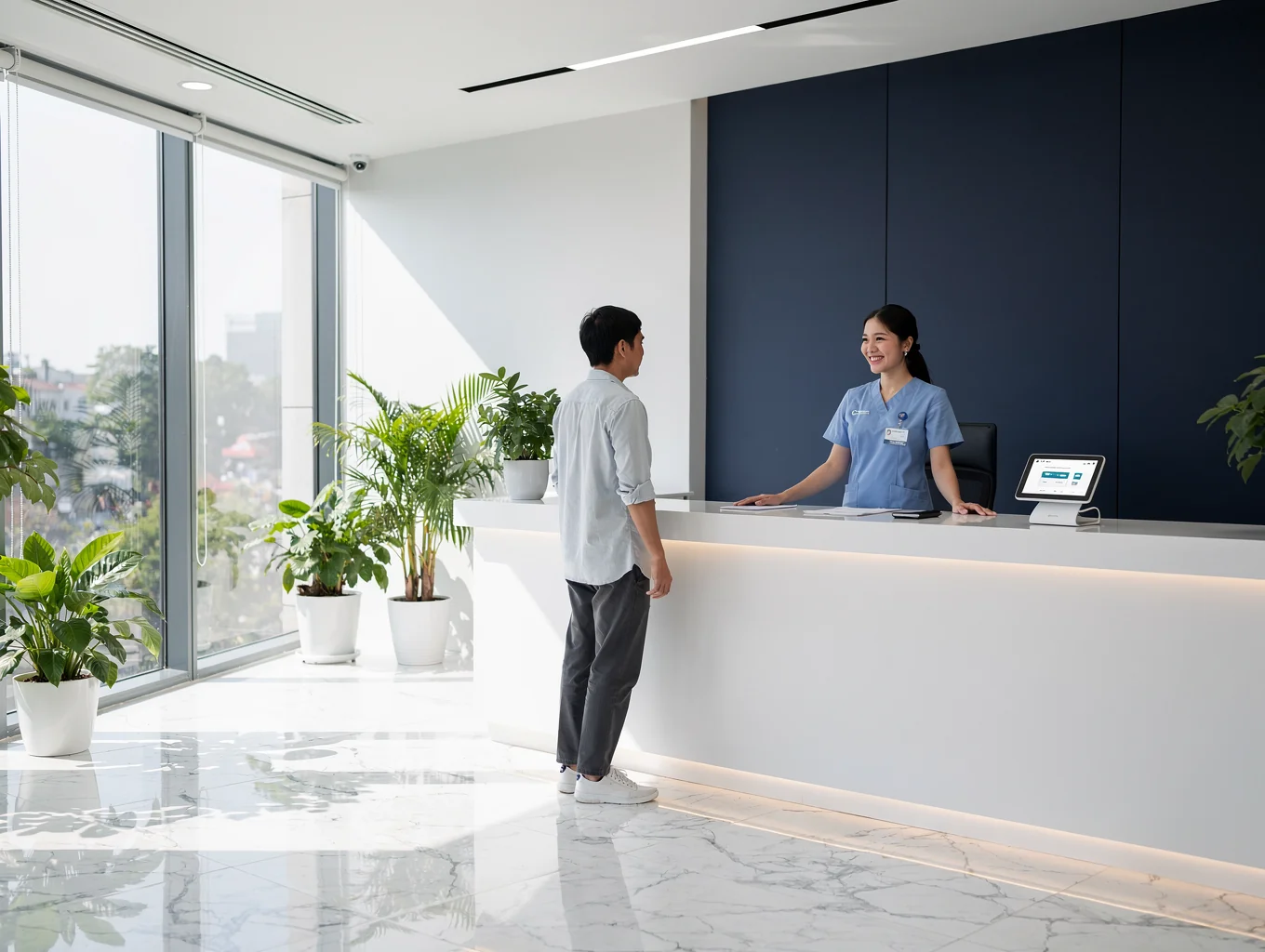 Hoạt động khám chữa bệnh thực tế tại phòng khám tư nhân